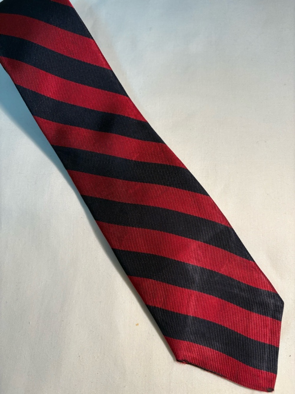 Vintage Bert Pulitzer Repp Silk Organizine Warp Skein Dyed Tie 59"x3"